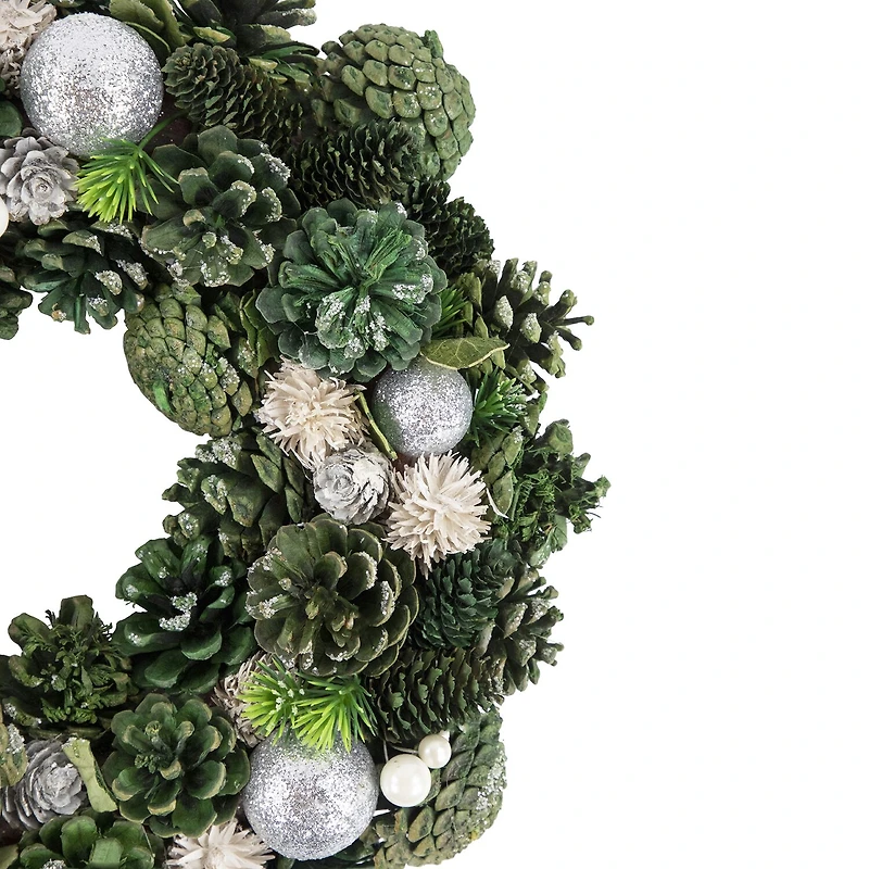 Northlight 14" Pinecone And Foliage Artificial Wreath