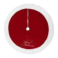 Northlight 48" Traditional Velveteen Indoor Tree Skirt