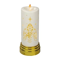 Northlight 9" Nativity Scene Flameless Flameless Candle
