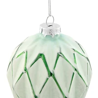 Northlight 4" 4ct Harlequin Glass Ball Christmas Ornament