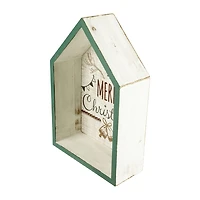 Northlight 12" "Merry" 3d House Wall Sign