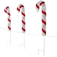 Northlight 20" Lighted Candy Cane Christmas Yard Art