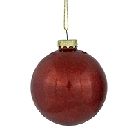 Northlight 3" 9ct Shiny And Textured Glass Ball And Onion Christmas Ornament