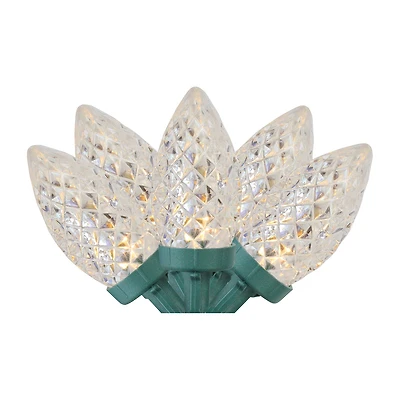 Northlight 66ft 100ct Warm White Led Faceted C7 String Lights