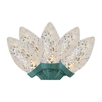 Northlight 66ft 100ct Warm White Led Faceted C7 String Lights