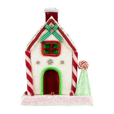 Northlight 11" Peppermint Candy House Christmas Tabletop Decor
