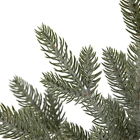 Northlight 15" Mini Frosted In Nutcracker Pot 1 Foot Christmas Tree