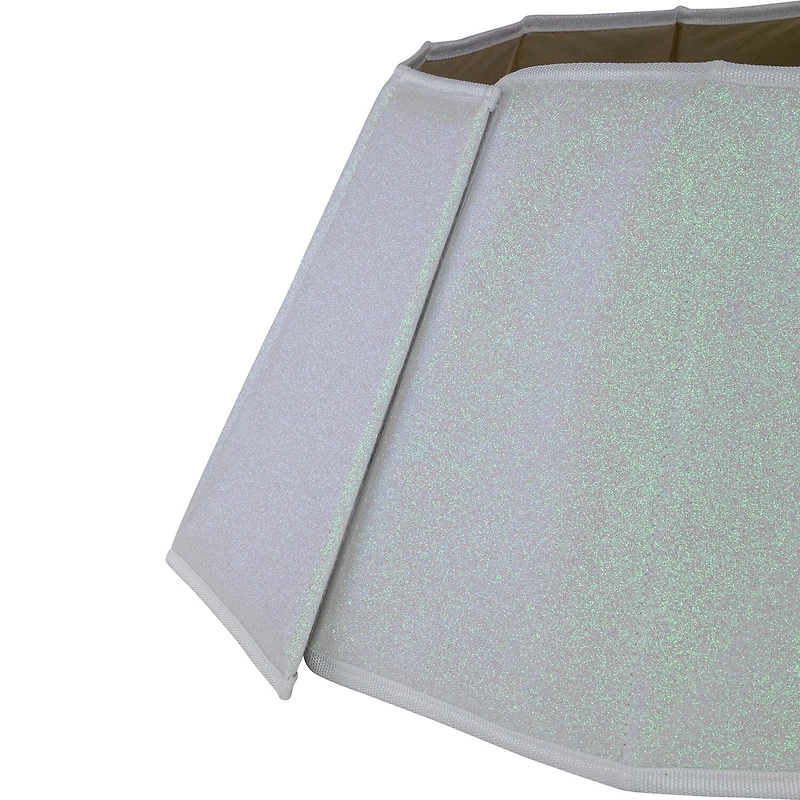 Northlight 26" Shiny Fabric Hexagonal Christmas Tree Collar