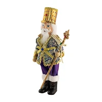 Northlight 16" Nutcracker With Jeweled Scepter Plastic Christmas Nutcracker