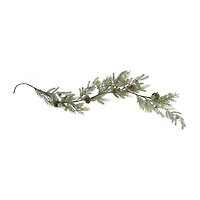 Northlight 5ft Artificial With Frosted Foliage And Pinecones Christmas Indoor Garland