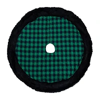 Northlight 48" Plaid Plush Indoor Tree Skirt