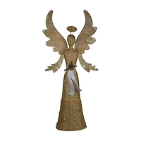Northlight 68" Lighted Golden Angel Christmas Yard Art