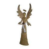 Northlight 68" Lighted Golden Angel Christmas Yard Art
