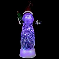 Northlight 12" Led Lighted Santa Acrylic Christmas Snow Globe