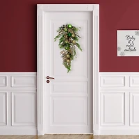 Northlight 25" Ball Ornaments And Berries Glittered Swag