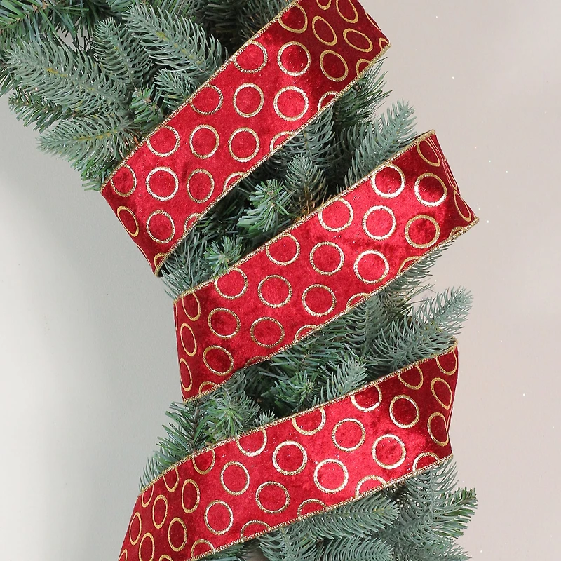 Northlight 48ft Circle Wired Indoor Ribbon