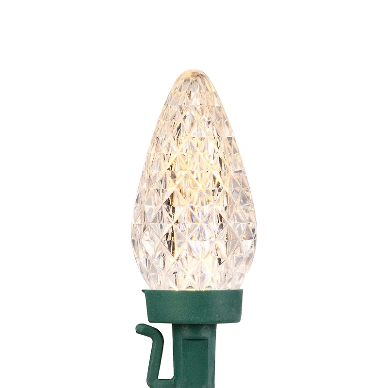 Northlight 66ft 100ct Warm White Led Faceted C9 String Lights