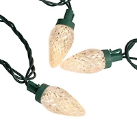 Northlight 66ft 100ct Warm White Led Faceted C9 String Lights