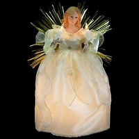 Northlight 11" Angel With Candle Lighted Christmas Tree Topper