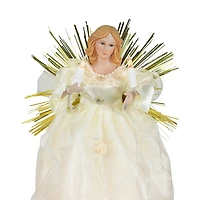 Northlight 11" Angel With Candle Lighted Christmas Tree Topper