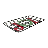Northlight 24" "Joy" Rustic Tobacco Basket Christmas Tabletop Decor