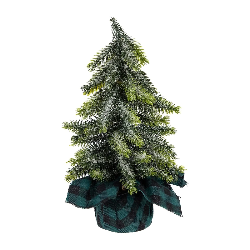 Northlight 9" Mini Iced Downswept Pine Pine Christmas Tree