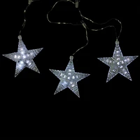 Northlight 4ft 3ct Led Cascading Star Outdoor Icicle Lights