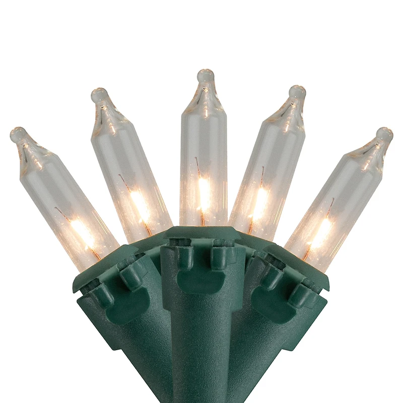 Northlight 150ft 300ct Commercial Mini Green Wire String Lights