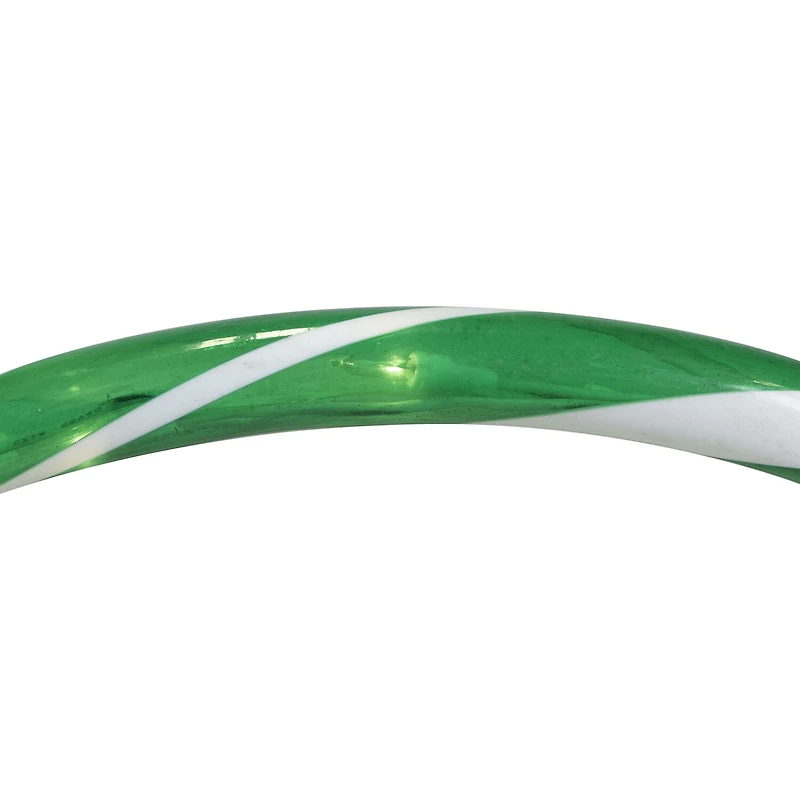 Northlight 11" Lighted Candy Cane Outdoor Arch Christmas Yard Art