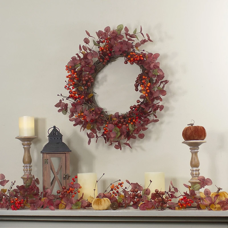 Northlight 24" Berries Artificial Wreath