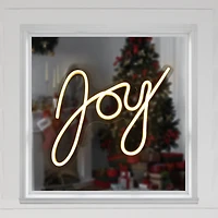 Northlight 15" Led Joy Neon Lighted Wall Or Window Wall Sign