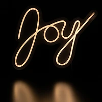 Northlight 15" Led Joy Neon Lighted Wall Or Window Wall Sign