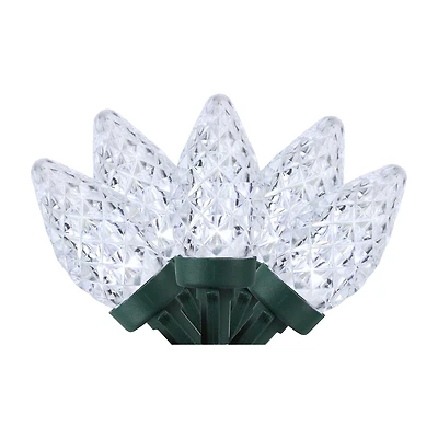 Northlight 66ft 100ct Pure White Led Faceted C7 String Lights