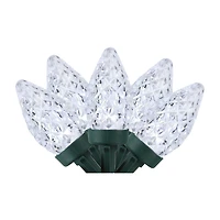 Northlight 66ft 100ct Pure White Led Faceted C7 String Lights