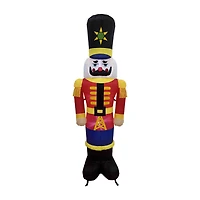 Northlight 6ft Lighted Inflatable Nutcracker Soldier Christmas Inflatable