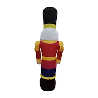Northlight 6ft Lighted Inflatable Nutcracker Soldier Christmas Inflatable