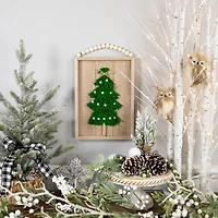 Northlight 14" Knitted Wooden Framed Wall Sign