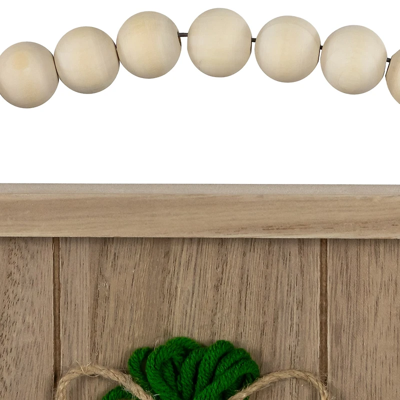 Northlight 14" Knitted Wooden Framed Wall Sign