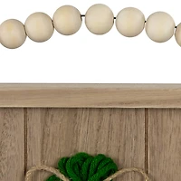 Northlight 14" Knitted Wooden Framed Wall Sign