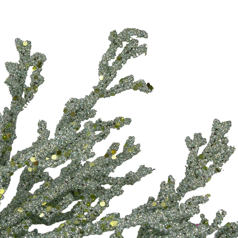 Northlight 20" Artificial Glittered Coral Wreath