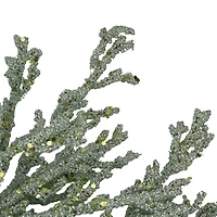Northlight 20" Artificial Glittered Coral Wreath