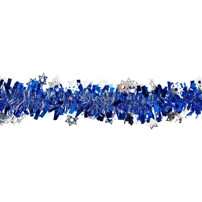 Northlight 50ft Star Of David Tinsel Christmas Indoor Garland
