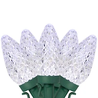 Northlight 67ft 100ct Pure White Faceted Led C9 String Lights