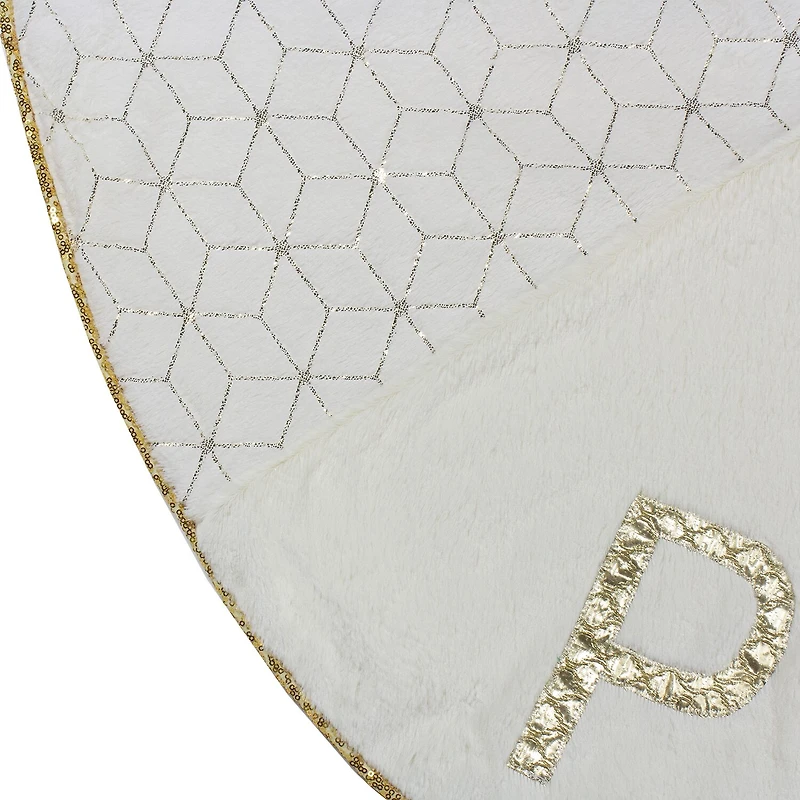 Northlight 48" Peace And Reindeer Indoor Tree Skirt