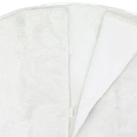 Northlight 48" Embroidered Snowflakes Indoor Tree Skirt