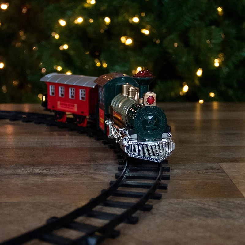 Northlight Battery Operated Animated Classic Train Set With Sound Christmas Tabletop Decor