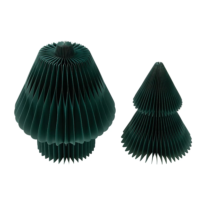 Northlight 3ft Accordion Honeycomb Foldable Paper 3 Foot Christmas Tree