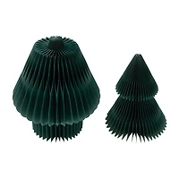Northlight 3ft Accordion Honeycomb Foldable Paper 3 Foot Christmas Tree
