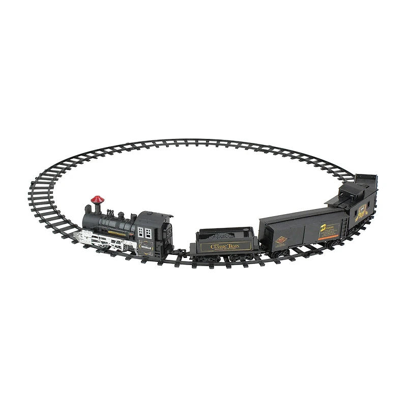 Northlight 9" Battery Operated And Animated Classic Train Set With Sound Christmas Tabletop Decor