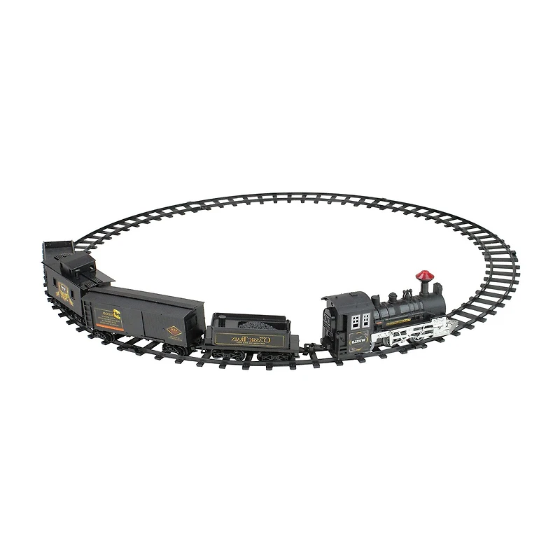 Northlight 9" Battery Operated And Animated Classic Train Set With Sound Christmas Tabletop Decor
